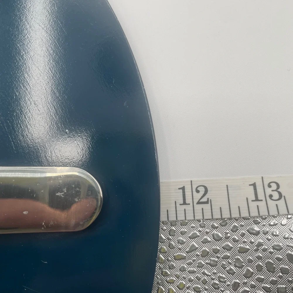 EUC Caraway Replacement Lid Navy Blue Ceramic Coated 12 Inch Fry Pan Sauté‎ Pan